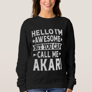 Akari Funny First Namn Hej Jag heter Fantastisk oc T Shirt