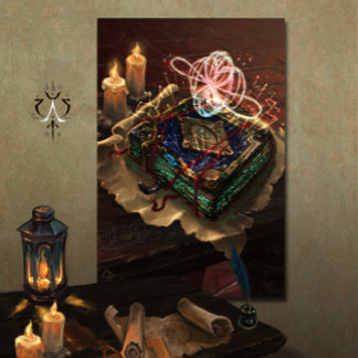 Akasha Codex - mystisk esoterisk fantasikonst Poster