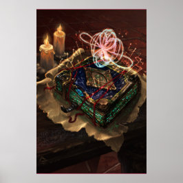 Akasha Codex - mystisk esoterisk fantasikonst Poster