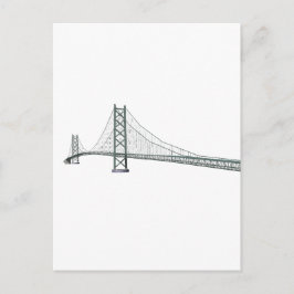 Akashi Kaikyo Suspension Bridge: alias Pearl Bridg Vykort