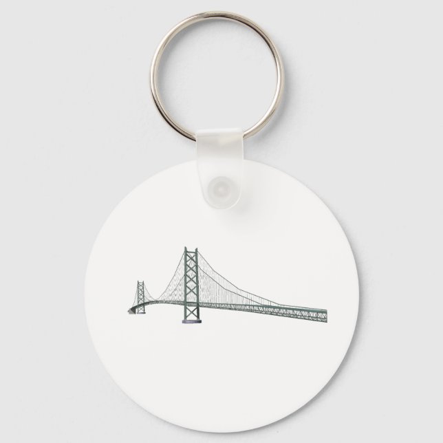 Akashi Kaikyo Suspension Bridge: Pearl Bridge Nyckelring (Framsida)