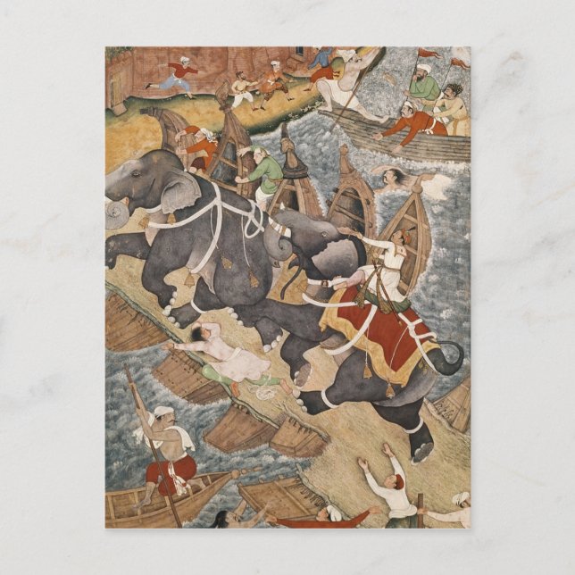 Akbar Tämjer det Vilda Elefanten, Hawa'i Vykort (Framsida)