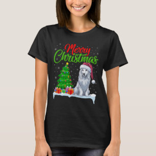 Akbash Hund Ljus Funny Julafton Akbash T Shirt
