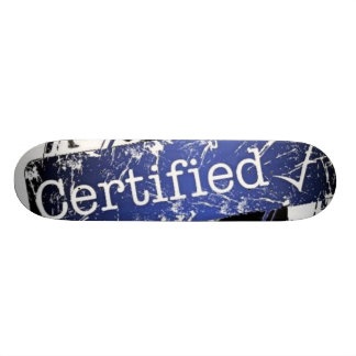 AKCERTIFIED-SKATEBOARD OLD SCHOOL SKATEBOARD BRÄDA 18 CM