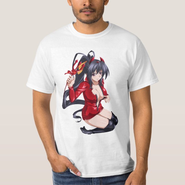 Akeno Himejima High School Dxd T Shirt (Framsida)