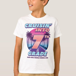 Åker tillbaka till skolan 7:e klass t shirt