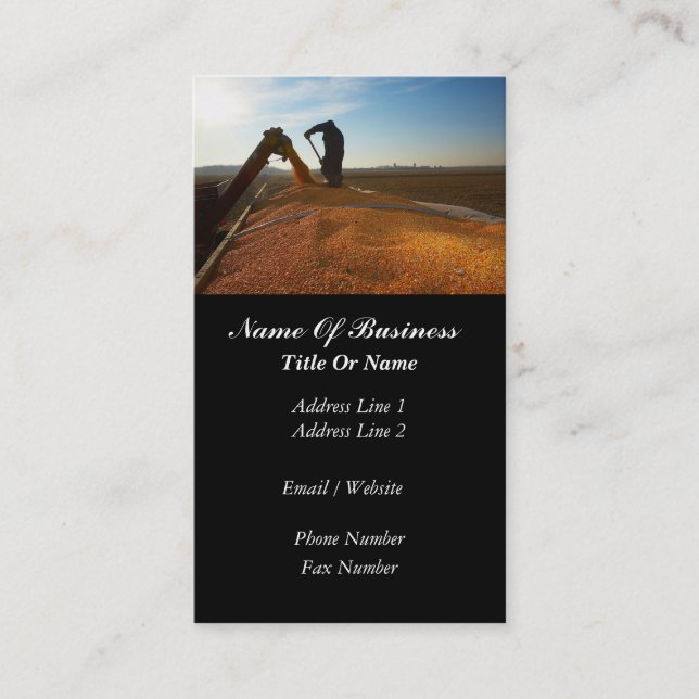 Åkerbruk visitkort (Framsida)