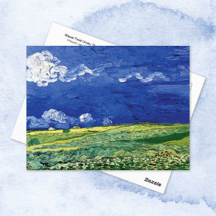 Åkervete med åskmoln Vincent van Gogh Vykort