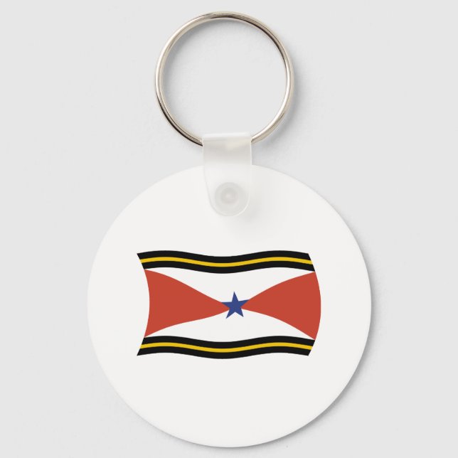Akha-folkets flagg Nyckelring (Framsida)