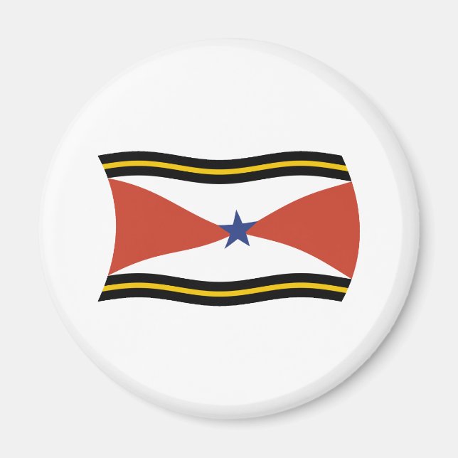 Akha People Flagga Magnet (Framsidan)