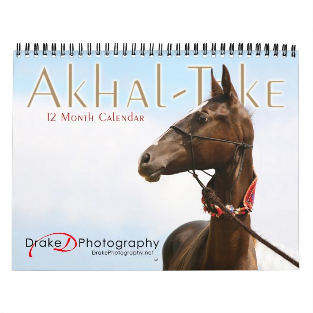 Akhal-Teke Horses Kalender (Omslag)