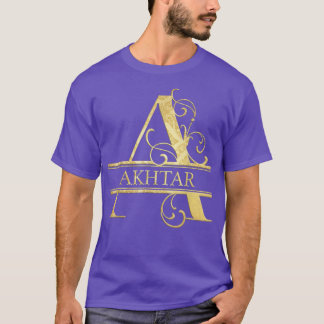 Akhtar Name  T Shirt
