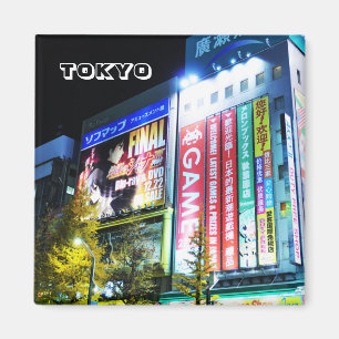 Akihabara (elektrisk stad) i Tokyo, Japan Magnet