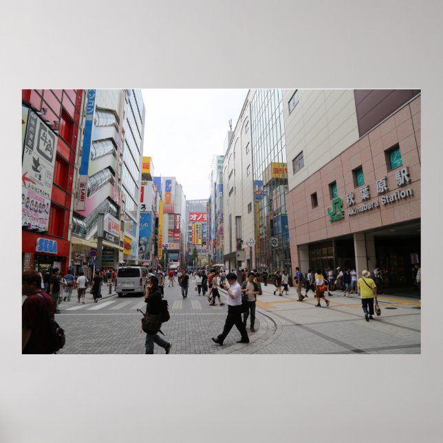 Akihabara, Japan Poster (Framsidan)