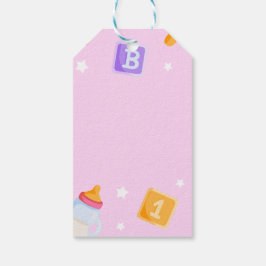 Akili och Me Baby Shower Presentetikett