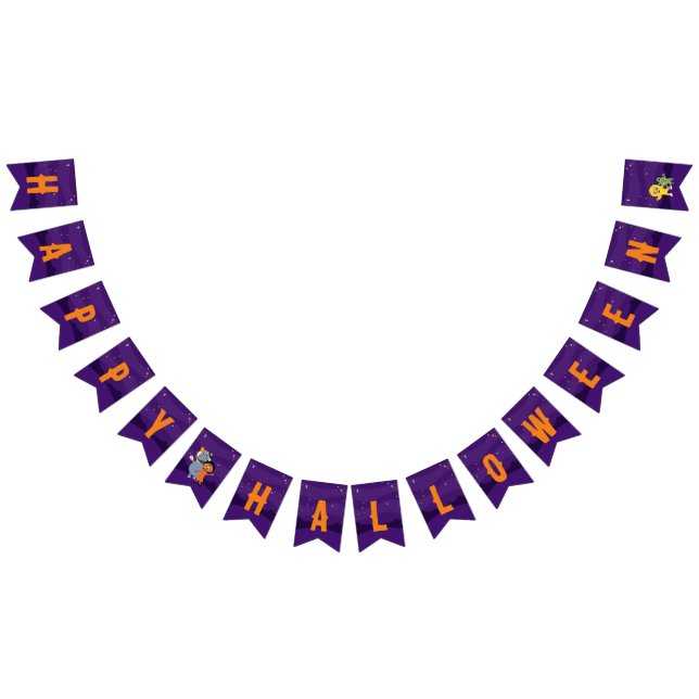 Akili och Me Halloween Banner Vimplar (Alla)