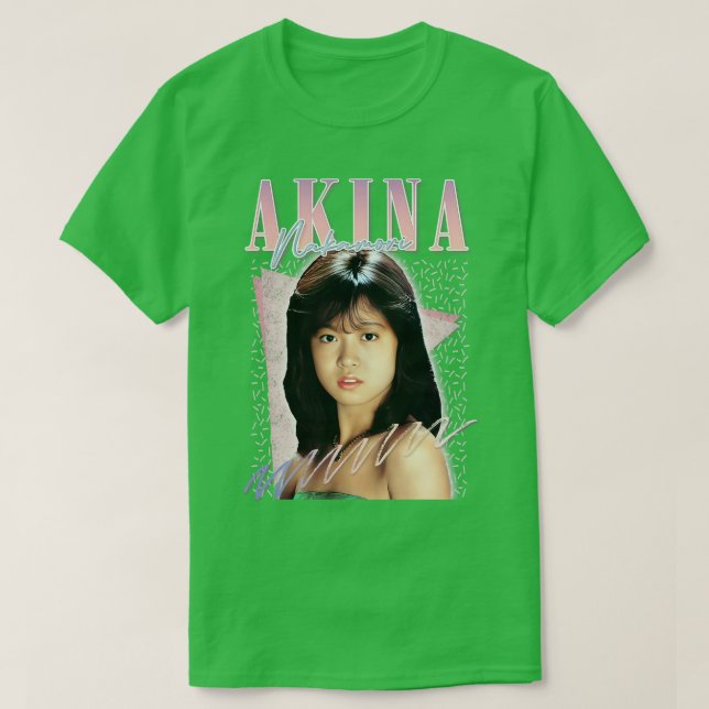 Akina Nakamori Aesthetic T Shirt (Design framsida)