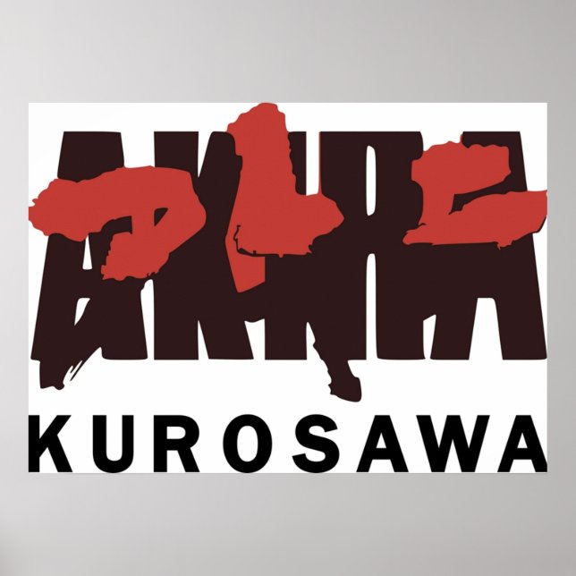 Akira Kurosawa Poster (Framsidan)