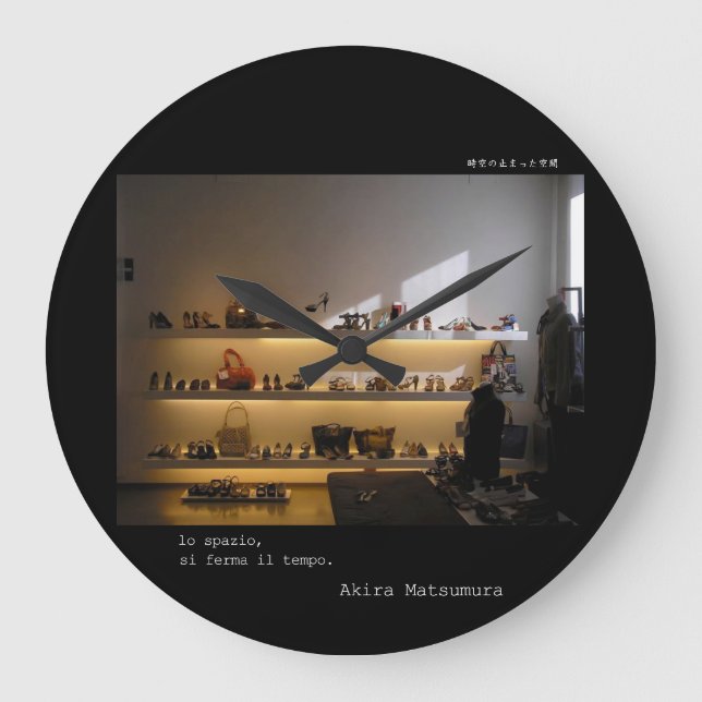 Akira Matsumura firenze galleriafirenzeitaly Stor Klocka (Framsida)