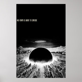 Akira Neotokyo är på väg att explodera Poster