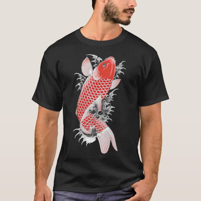Akira Nishikiyama Koi Yakuza Classic T-Shirt (Framsida)