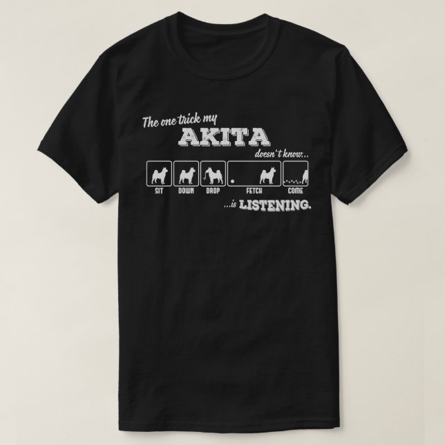Akita 3 t shirt (Design framsida)