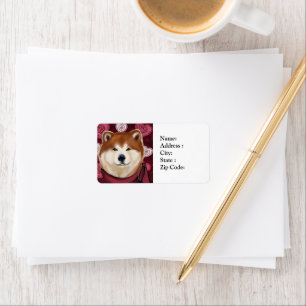 AKITA ADRESSETIKETT