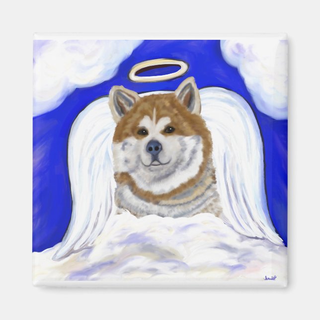 Akita Ängel Magnet (Framsidan)