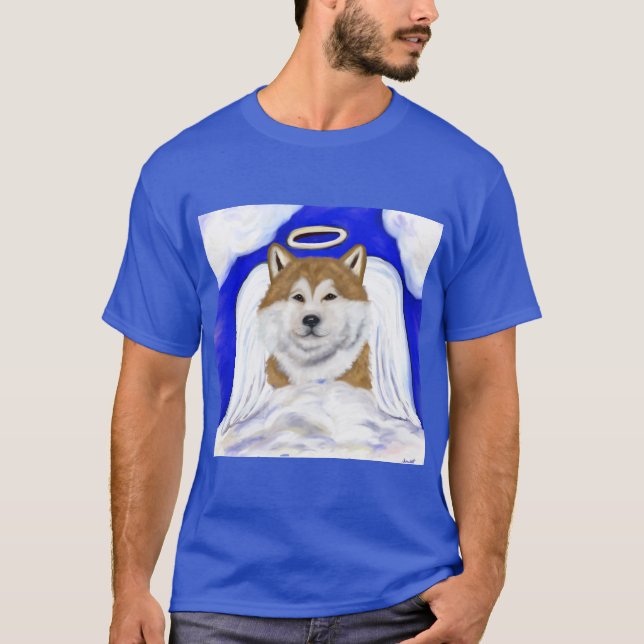 Akita Ängel T Shirt (Framsida)