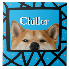 Akita anpassade foto ram Ceramic Tile Kakelplatta