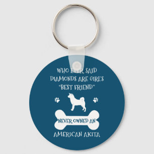 Akita bästa vän nyckelring