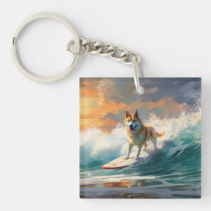 Akita Beach Surfing Painting