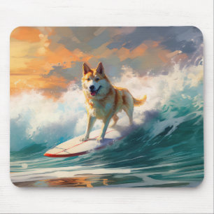 Akita Beach Surfing Painting Musmatta