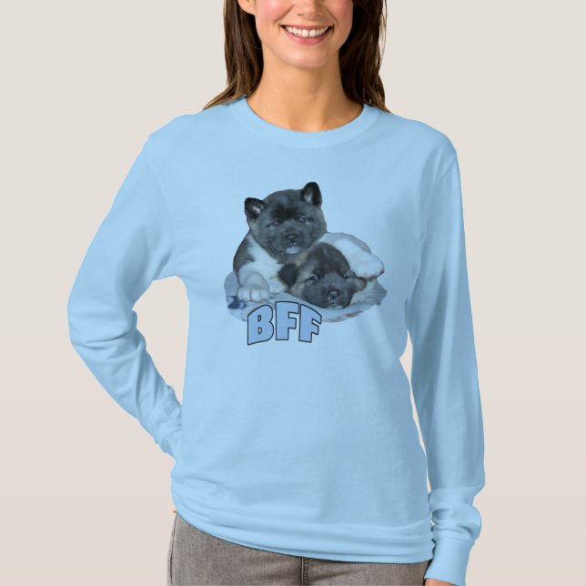 akita BFF klassiska kvinnoskjortor Tee (Framsida)