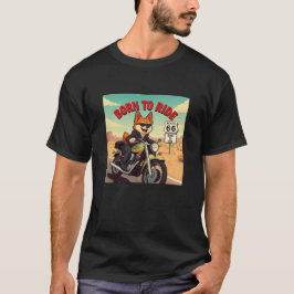 Akita Biker född i Ride T Shirt