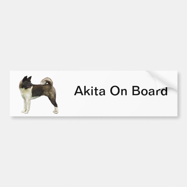 Akita bildekal (Framsidan)