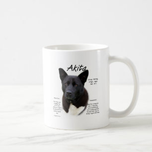 Akita (blk) historiedesign kaffemugg