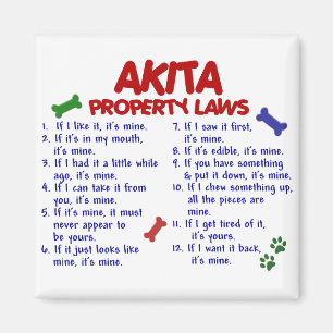 AKITA egendomlagar 2 Magnet