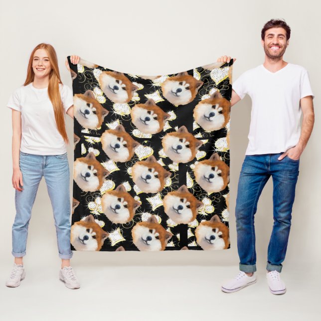 AKITA FLEECEFILT (På plats)