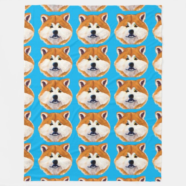 AKITA   FLEECEFILT (Framsidan)