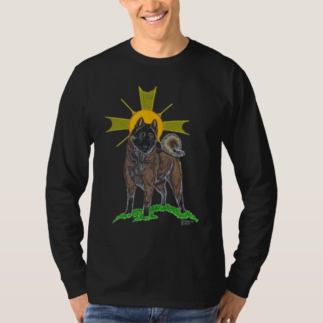 Akita för evigt tee (Framsida)