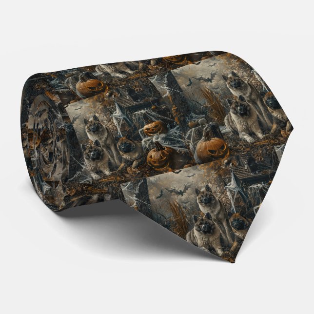 Akita Halloween Natt Hund Delight Slips (Rullad)