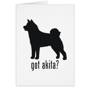 Akita Hälsningskort