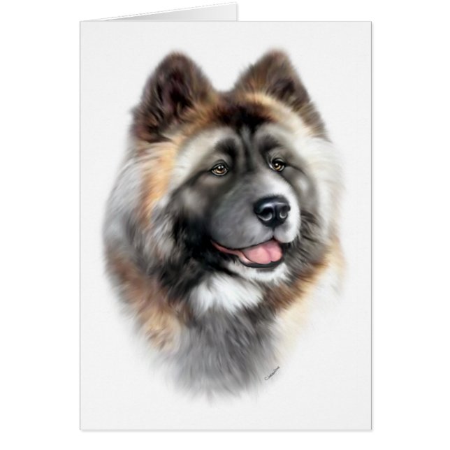 Akita Hälsningskort (Framsidan)