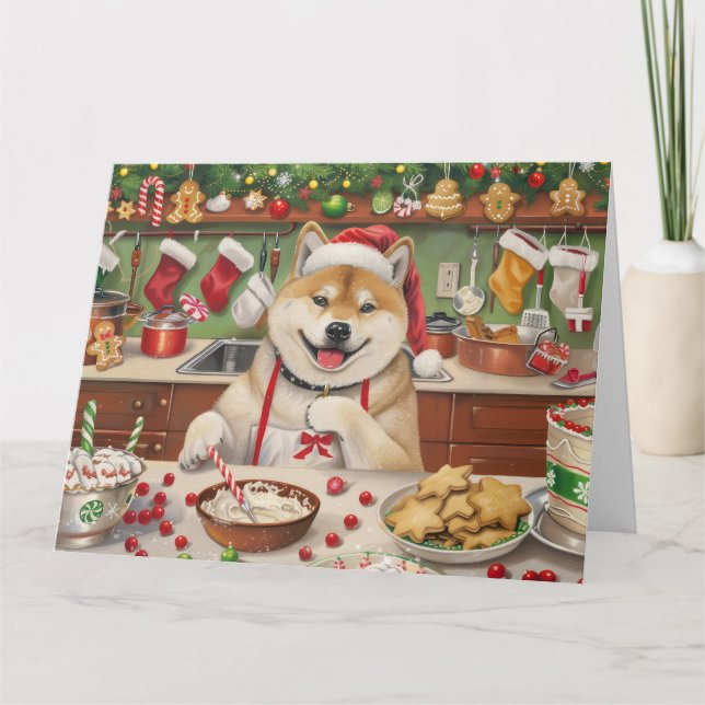 Akita Holiday Baking: Festiv jul Kort (Framsida)
