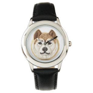 Akita Hund 3D Inspired Armbandsur