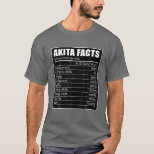 Akita Hund älskare Akita Facts Akita Hund T Shirt