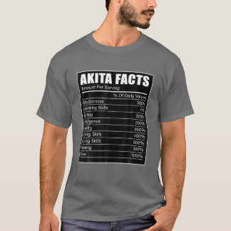 Akita Hund älskare Akita Facts Akita Hund T Shirt