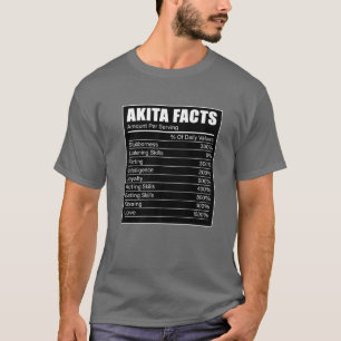 Akita Hund älskare Akita Facts Akita Hund T Shirt