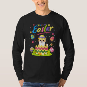 Akita Hund Funny Påskägg Akita Glad påsk T Shirt